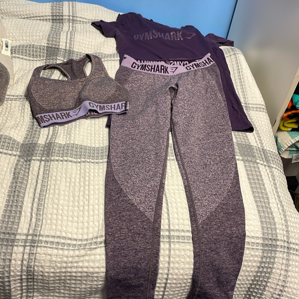 Working leggings bra and shirt